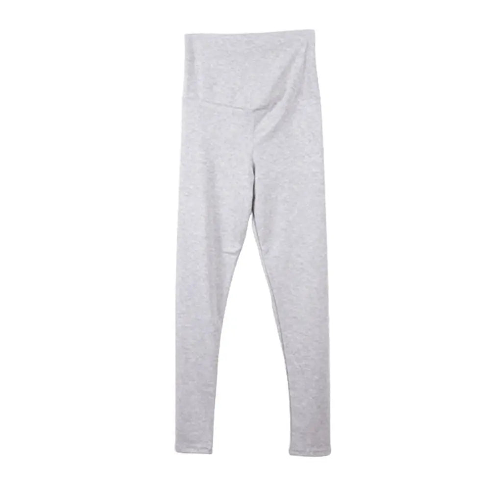Maternity Full Length Legging - Melange - Free Size Mom's Day