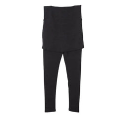 Maternity Full Length Legging with Skirt - Black - Free Size Mom's Day