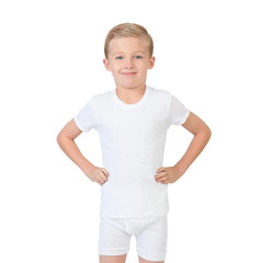 Try Boy T-Shirt and Boxer Set - White Try