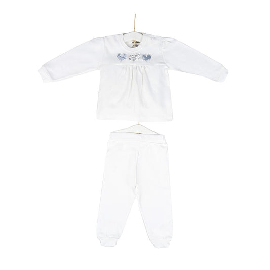 Aziz Bebe Baby Double Set - White Aziz Bebe