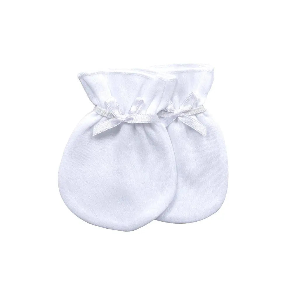 Sevi Bebe Baby Mittens (In Tulle Packaging) - White Sevi Bebe