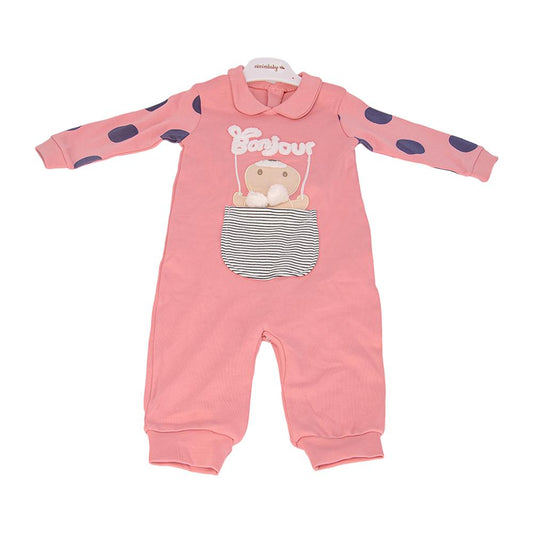 Ciccim Baby Jumpsuit Swing Rabbit - Pink