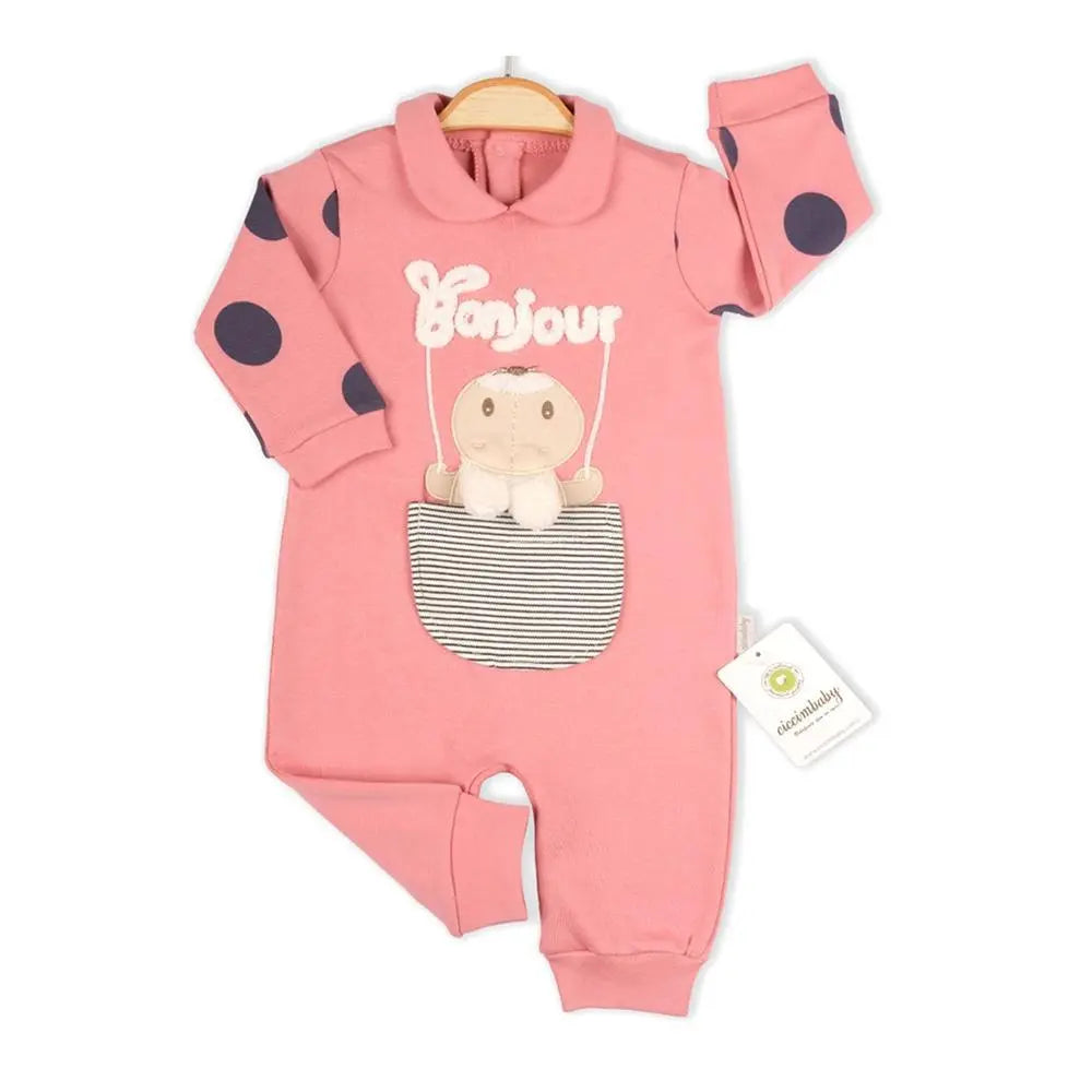 Ciccim Baby Jumpsuit Swing Rabbit - Pink Ciccim