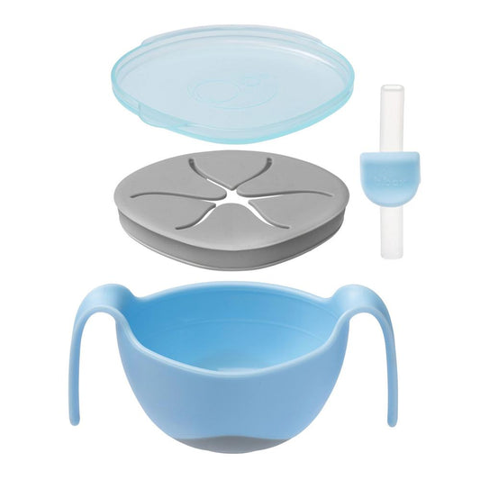 B.Box Bowl and Straw - Bubblegum B.Box