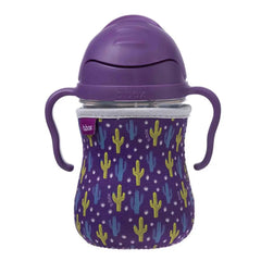 B.Box Sippy Cup Sleeve Cactus Capers - Purple B.Box