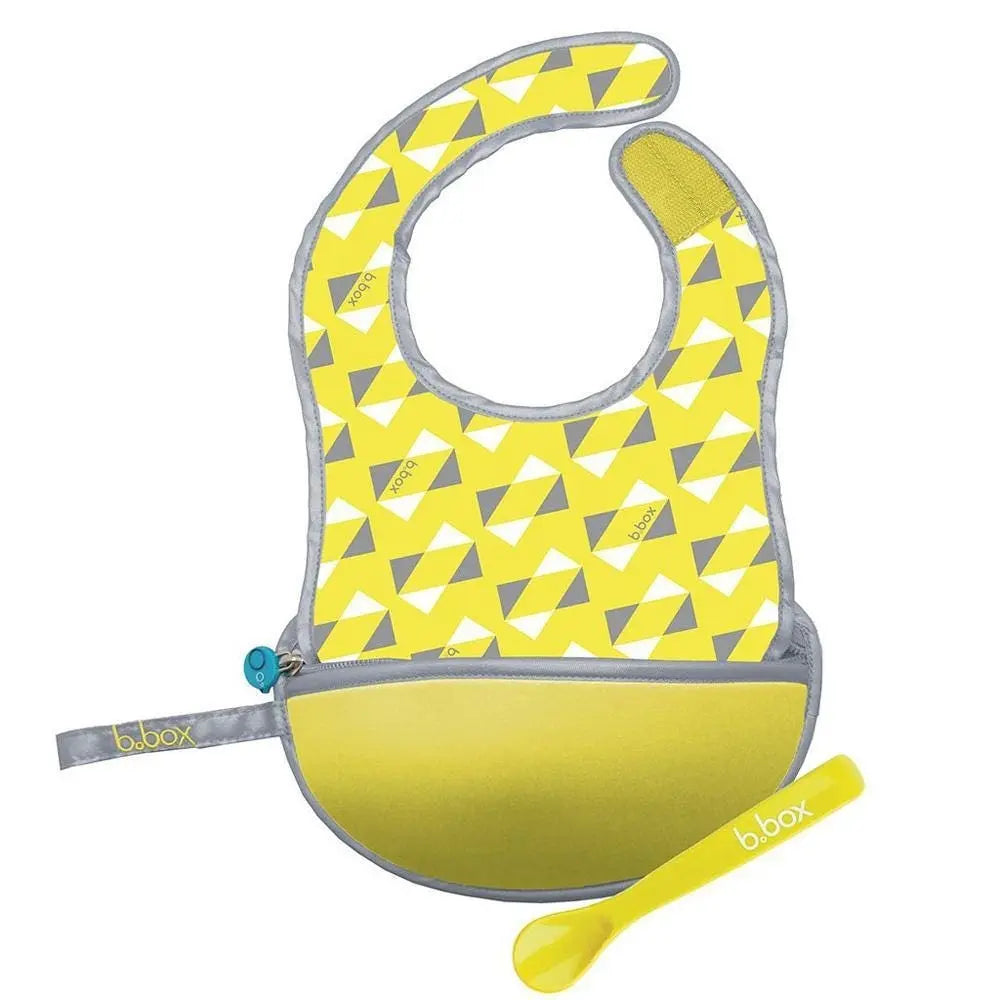 B.Box Travel Bib + Spoon - Pine Splice B.Box