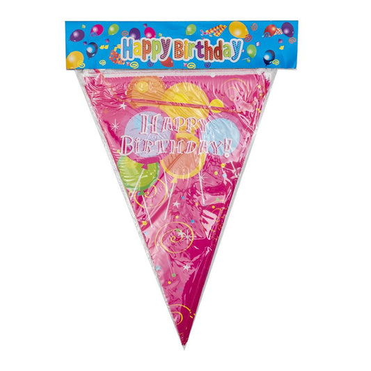 Birthday Banner Pink Generic Brand