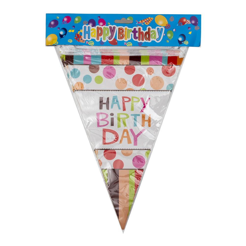 Birthday Banner White Generic Brand