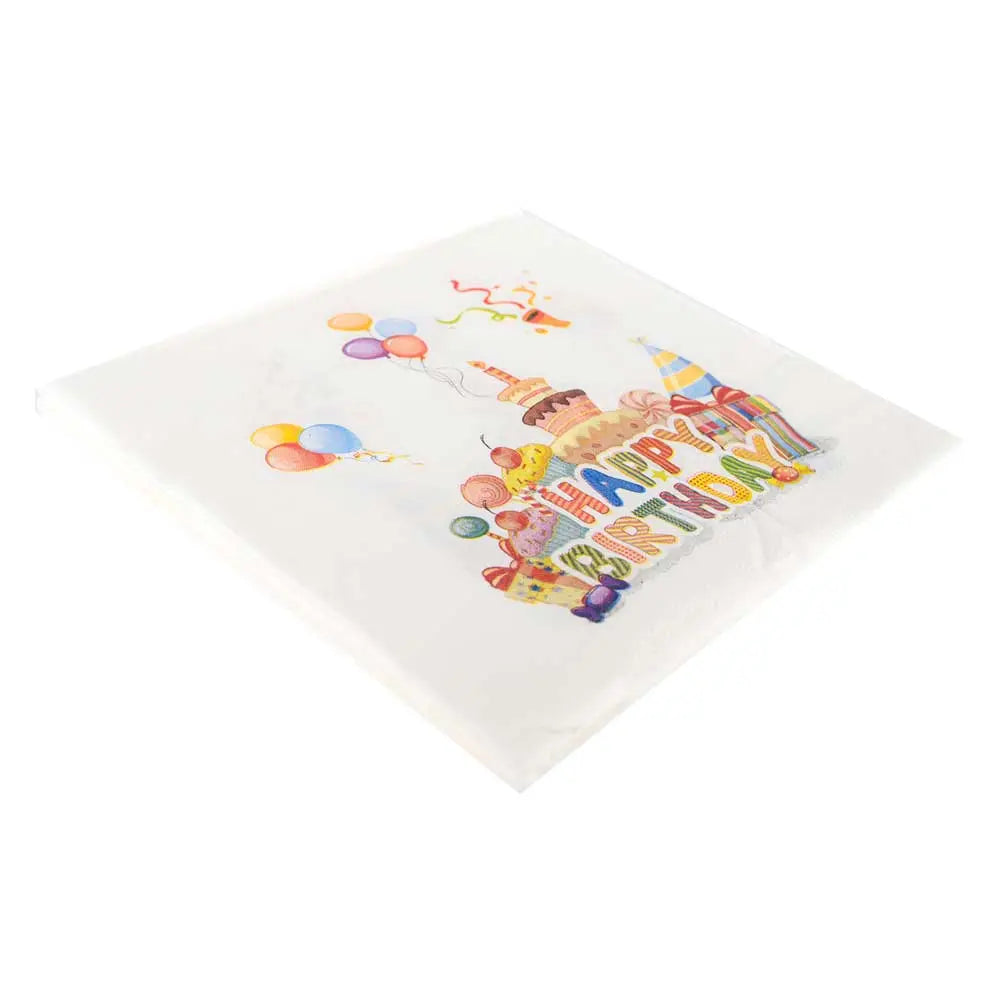 Birthday Napkins - Birthday Balloons Generic Brand