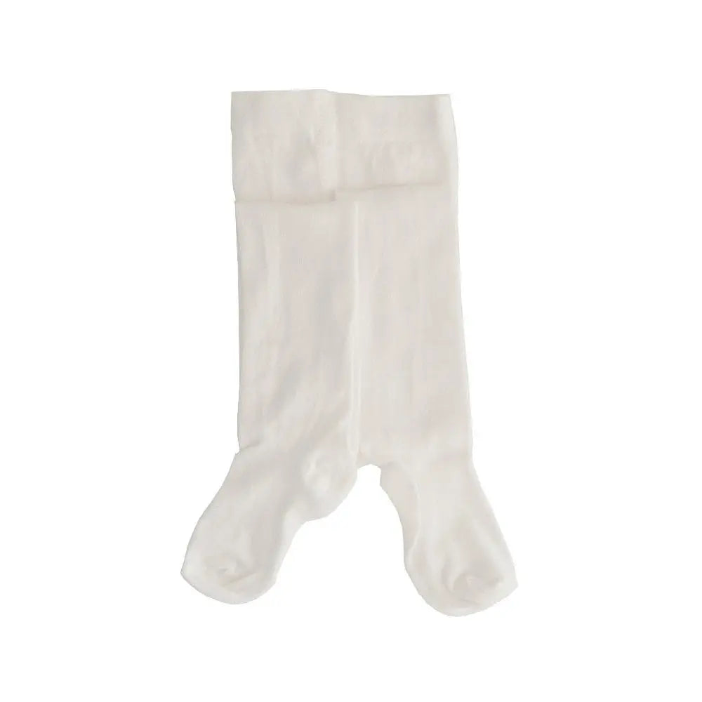 Bross Baby Bamboo Cotton White Tights, 1 Pair - 1-3 Years Bross Socks