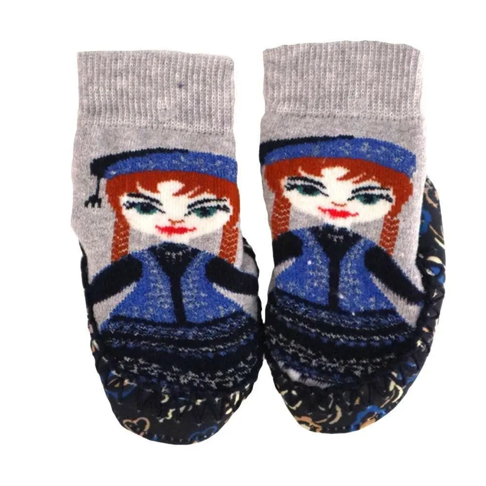 Bross Socks Non-Slip Shoes Women in Blue Bross Socks