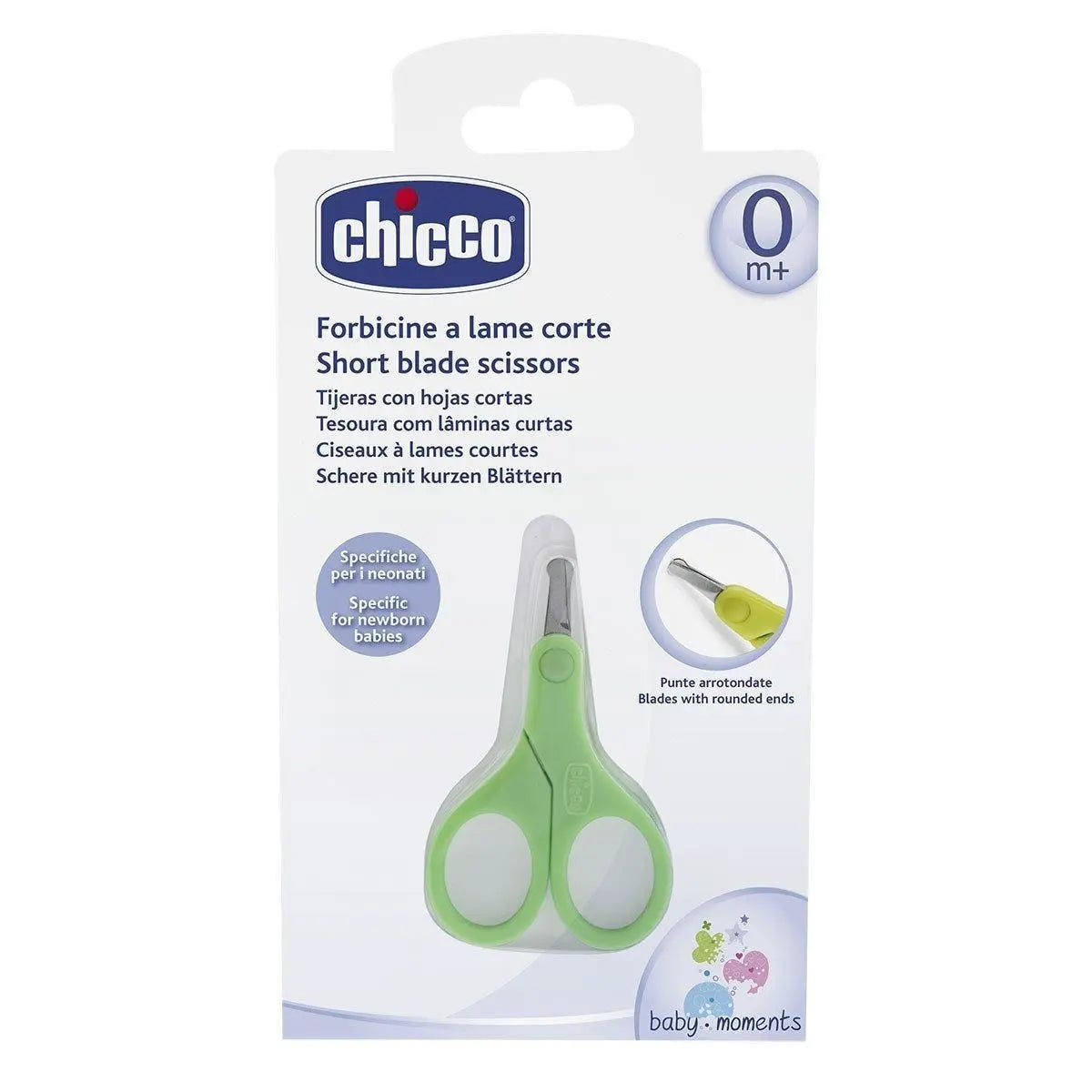 Chicco New Short Blade Scissors for Newborn Babies Chicco