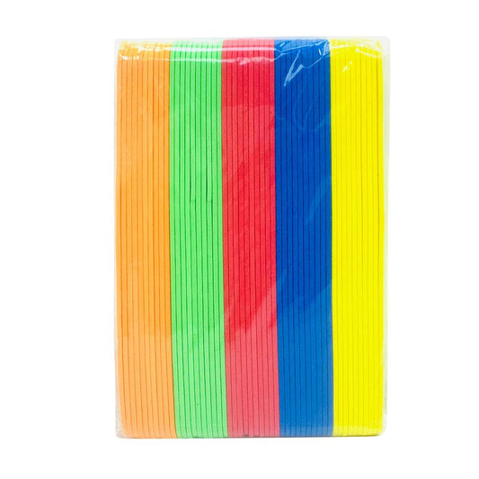 Eva foam Ice cream stick round tip, Assorted Color