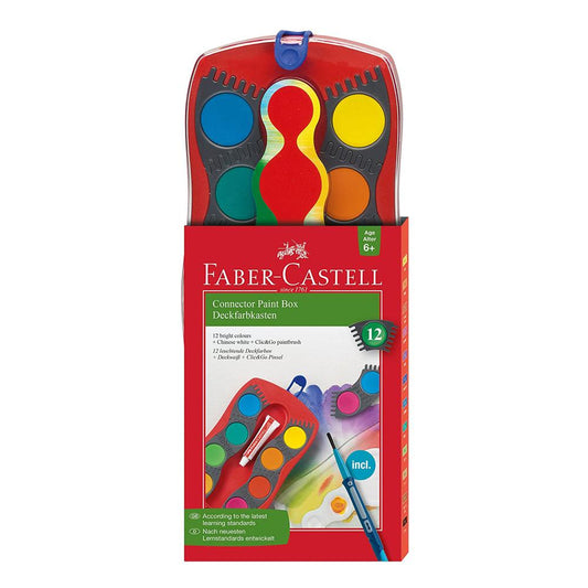 Faber Castell Connector Paint Box- 12 Colors Faber-Castell
