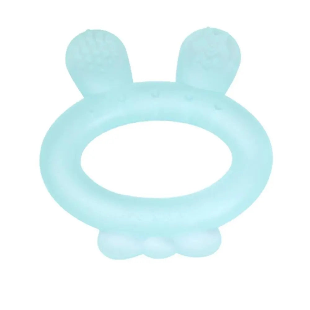 Haakaa Rabbit Ear Teether Blue, 1 Piece Haakaa