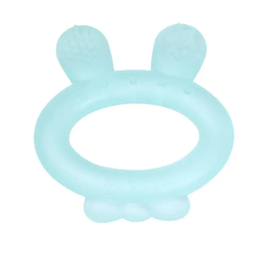 Haakaa Rabbit Ear Teether Blue, 1 Piece Haakaa