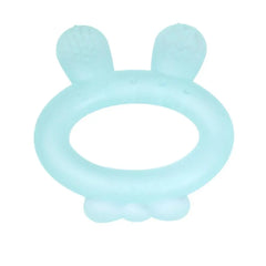 Haakaa Rabbit Ear Teether Blue, 1 Piece Haakaa