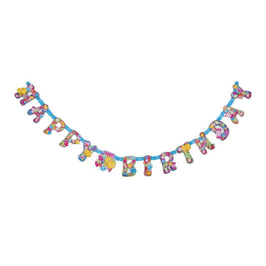 Happy Birthday Decoration Banner - Candy Generic Brand