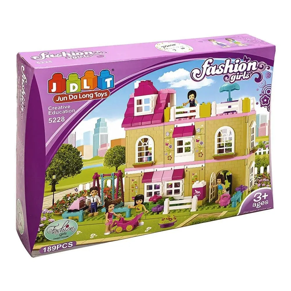 JDLT Building Blocks Fashion Girls, 189 Pieces JDLT