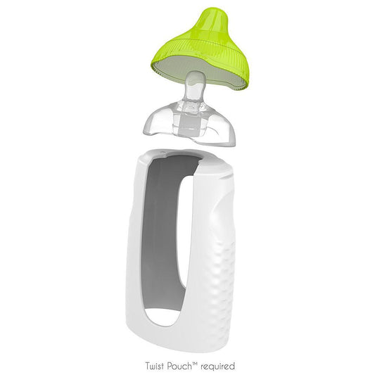 Kiinde Twist - Squeeze Natural Feeding Bottle with Nipples, 2 Pieces