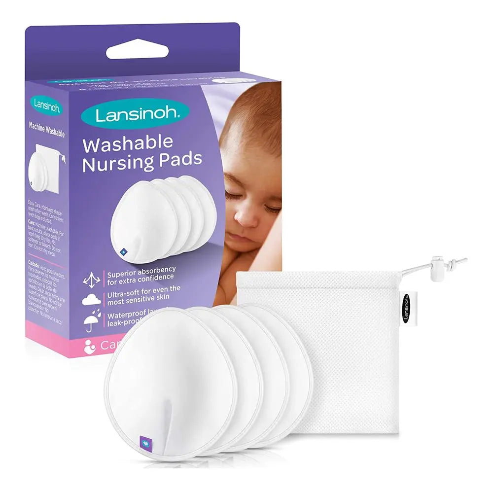 Lansinoh Washable Nursing Pads - Pack of 4 Lansinoh