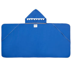 منشفة بغطاء للرأس للأبطال الصغار ، قرش أزرق داكن