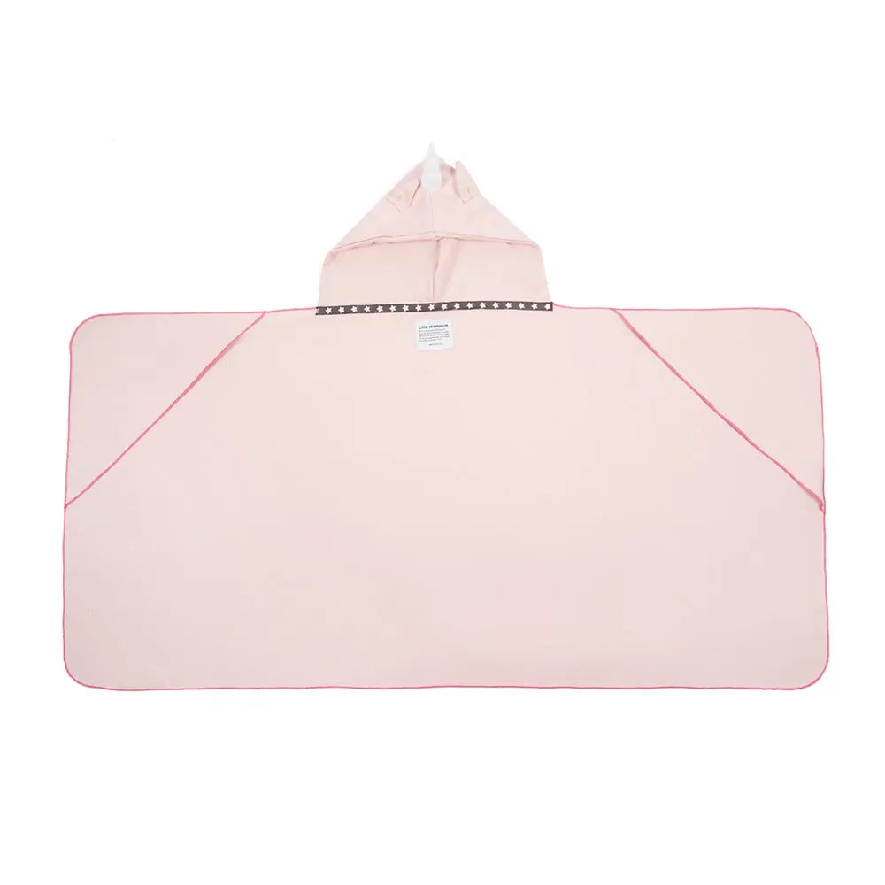 Little Champions Autonomy Hooded Towel Unicorn Light Pink Little Champions