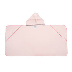 منشفة بغطاء للرأس من ليتل شامبرونز لون زهري فاتح