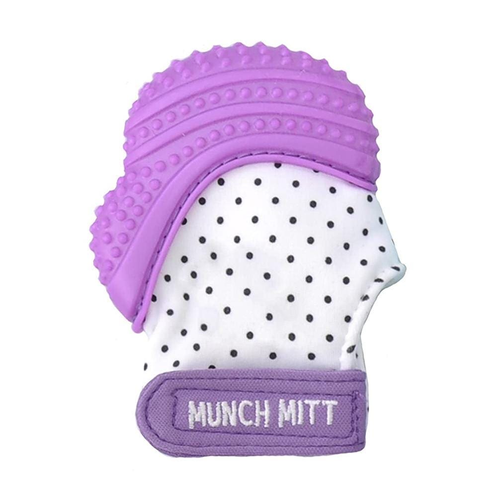 Malarkey Kids Munch Mitt Teether - Purple Malarkey Kids