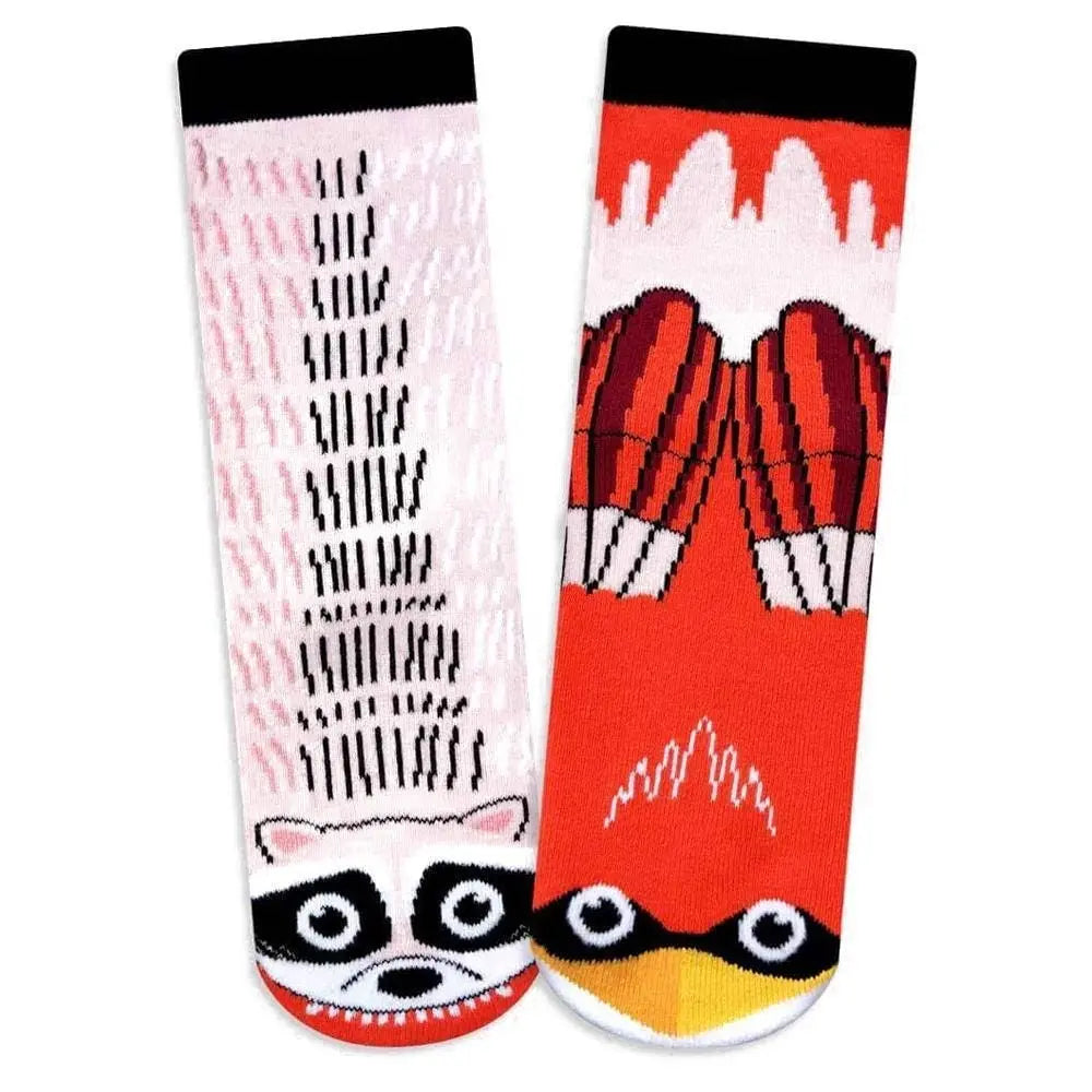Pals Socks Raccon & Cardinal Kids Socks - (1-3 years) Pals Socks