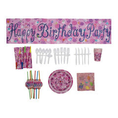 Party Theme Essentials - Set Of 6 - Pink Generic Brand