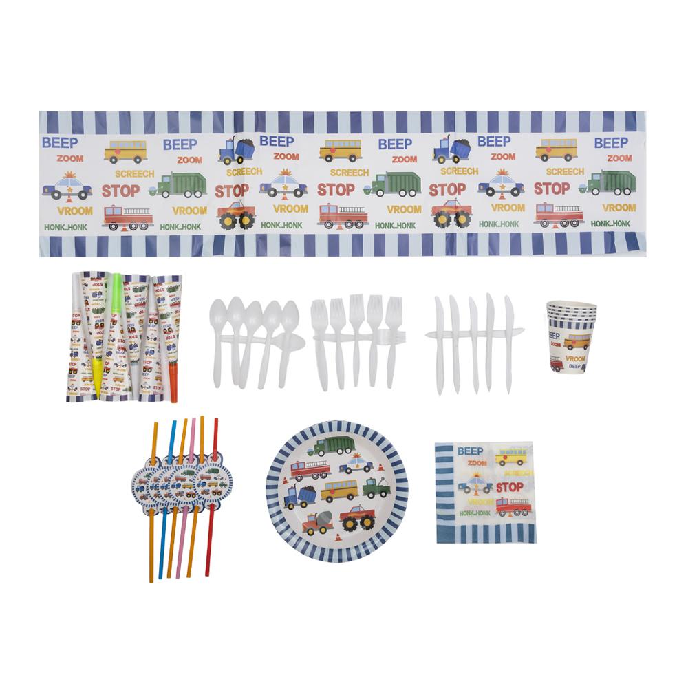 Party Theme Essentials - Set Of 6 - Vehicle Generic Brand