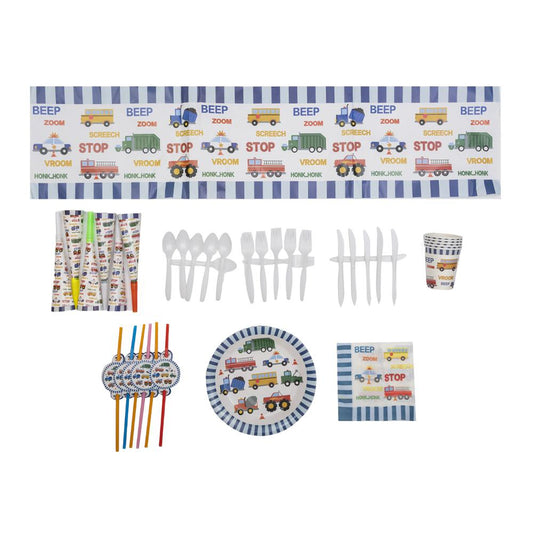 Party Theme Essentials - Set Of 6 - Vehicle Generic Brand