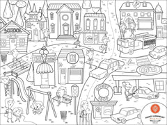 Prince Lionheart Colour & Draw Placemat - City