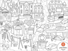 Prince Lionheart Colour & Draw Placemat - City Prince LionHeart