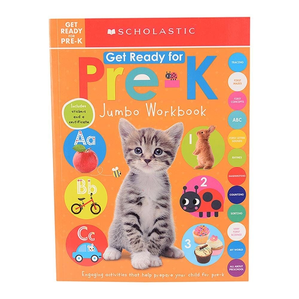 Scholastic Early Learners: Jumbo Workbook: Get Ready for Pre-K Scholastic