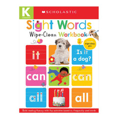 Scholastic Sight Words Wipe and clean Workbook Scholastic