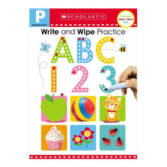 Scholastic Write and Wipe Practice ABC 123 Scholastic
