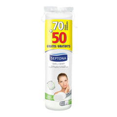 Septona Cotton Pads - Pack of (70+50 pads) Septona