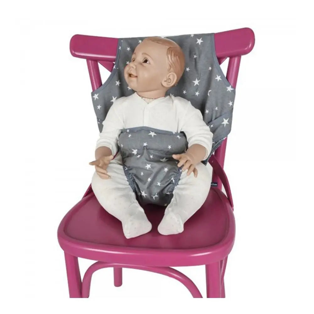 Sevi Bebe Fabric High Chair Booster - Grey Sevi Bebe