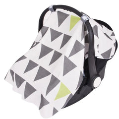 Sevi Bebe Muslin Infant Car Seat Cover - Triangle Pattern Sevi Bebe