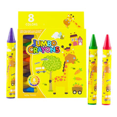 Shengma Jumbo Crayons, 8 Colors Shengma
