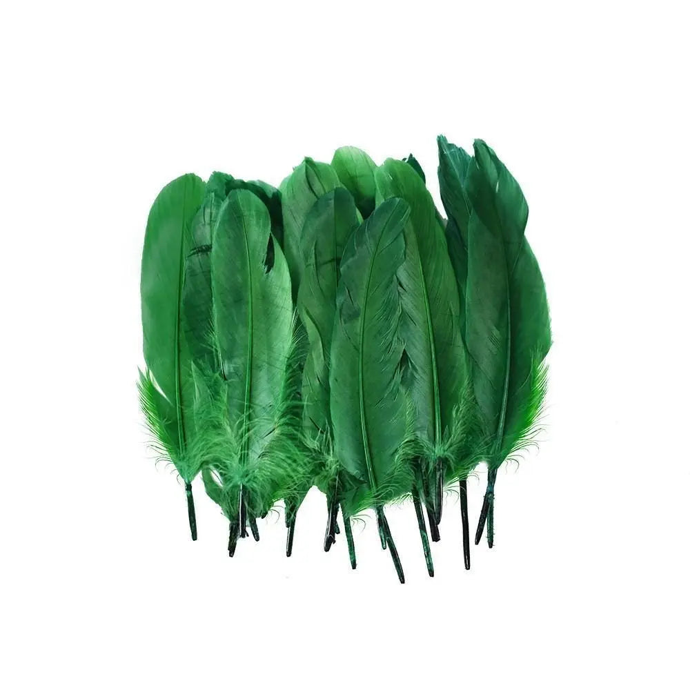 Small Green Feathers, 20 feathers Generic Brand