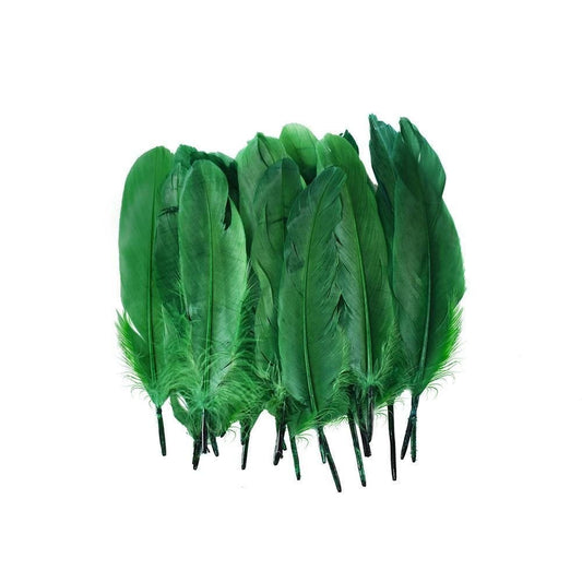 Small Green Feathers, 20 feathers