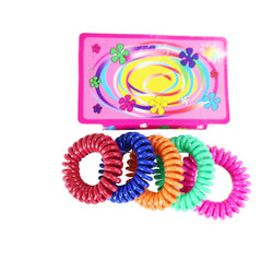 Spiral Elastic Hair Band - Assorted Colors Generic Brand