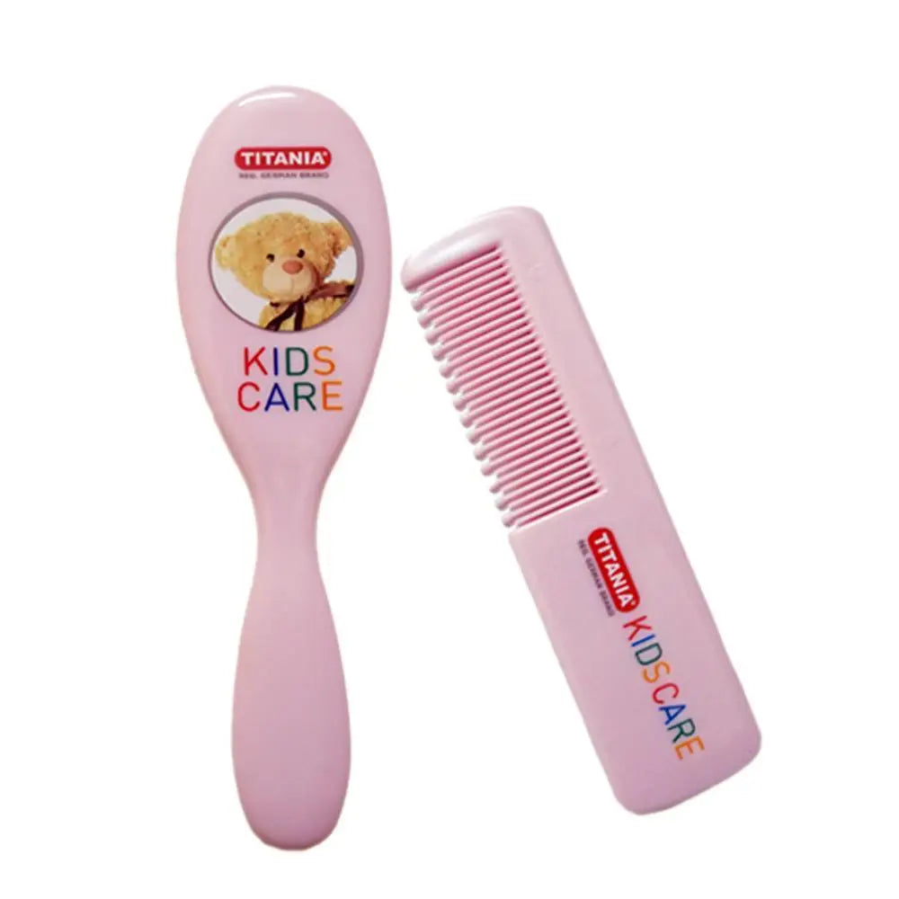 Titania Brush & Comb Set - Pink Titania