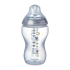 Tommee Tippee Closer to Nature Easi-Vent Decorative Feeding Bottle, (340ml ) - Pack of 1 - Owl Tommee Tippee