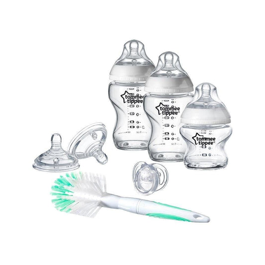 Tommee Tippee Closer to Nature New Born Kit Feeding Bottle - Glass 2bottles (250 Ml) 1 bottle (150 Ml)