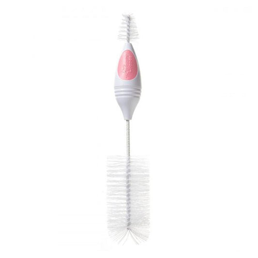 فرشاة حلمة وزجاجة من Tommee Tippee Essentials ، وردي