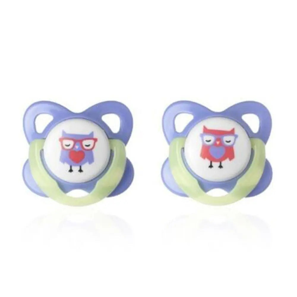 Tommee Tippee Essentials Glow in the Dark Soother,(6-12 Months) , Pack of 2 Tommee Tippee